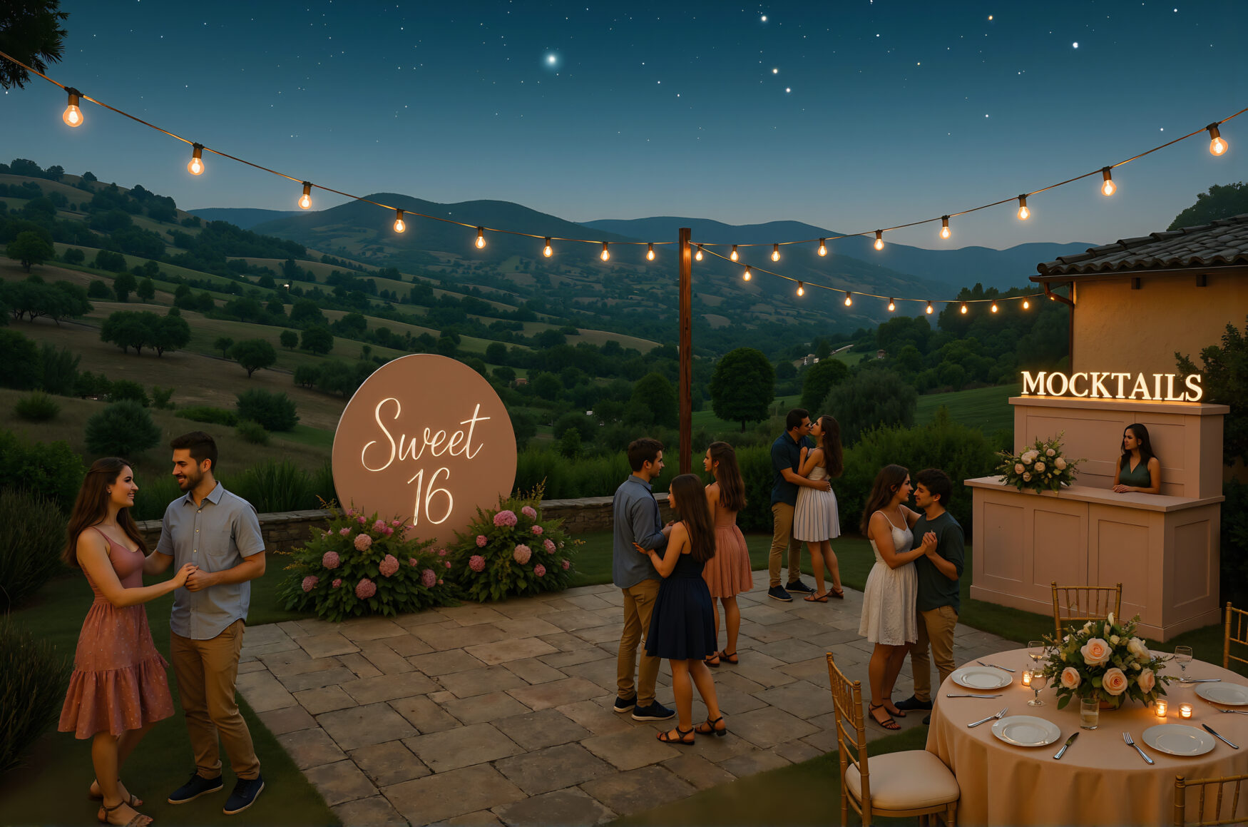 Sweet 16 party Italy