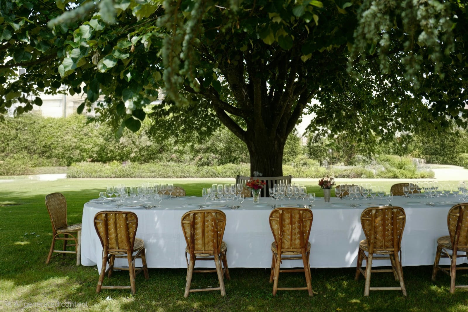 Outdoor celebration at Bio@Us in Falerone, Le Marche