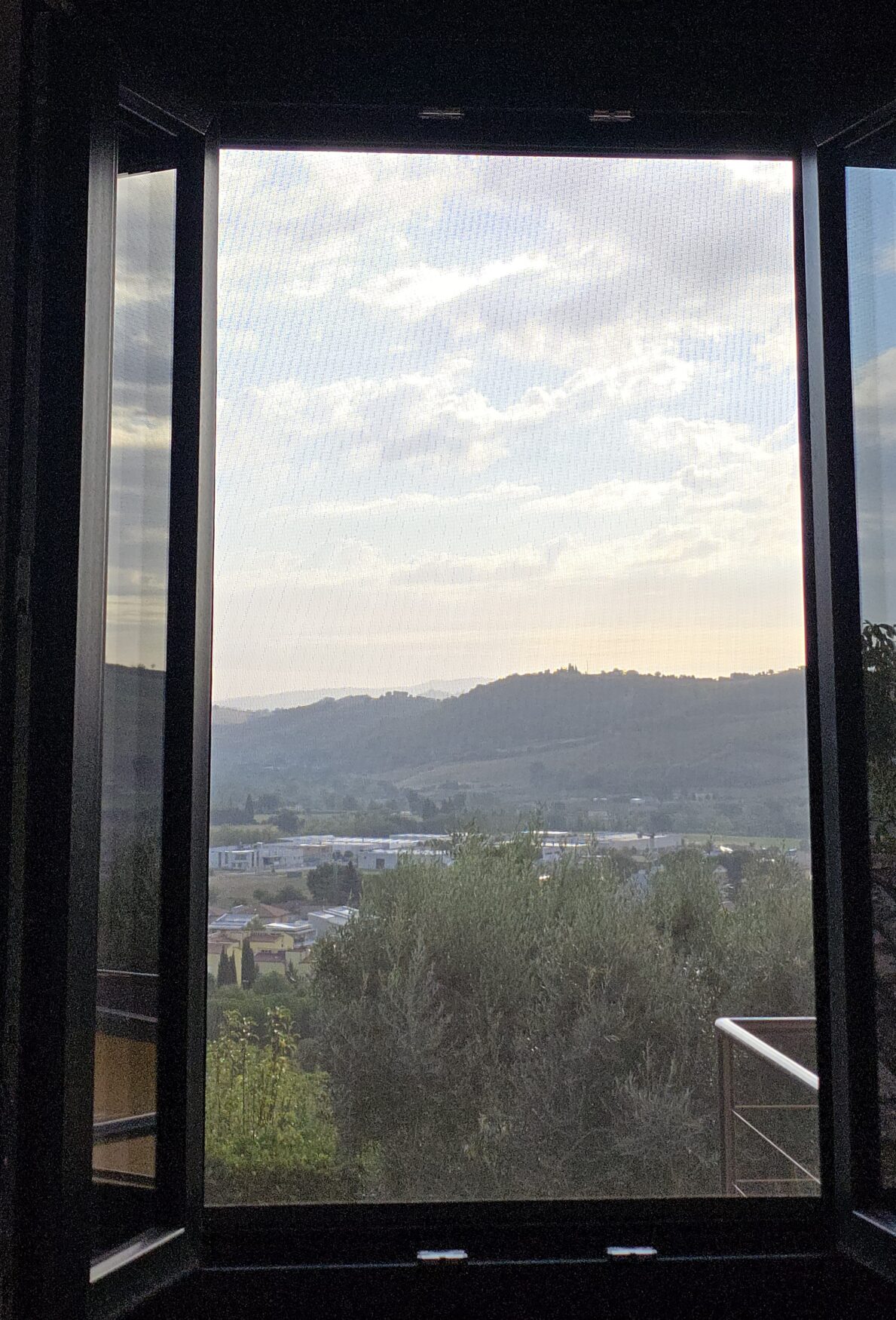 Panoramic countryside view from Dalia at Bio@Us